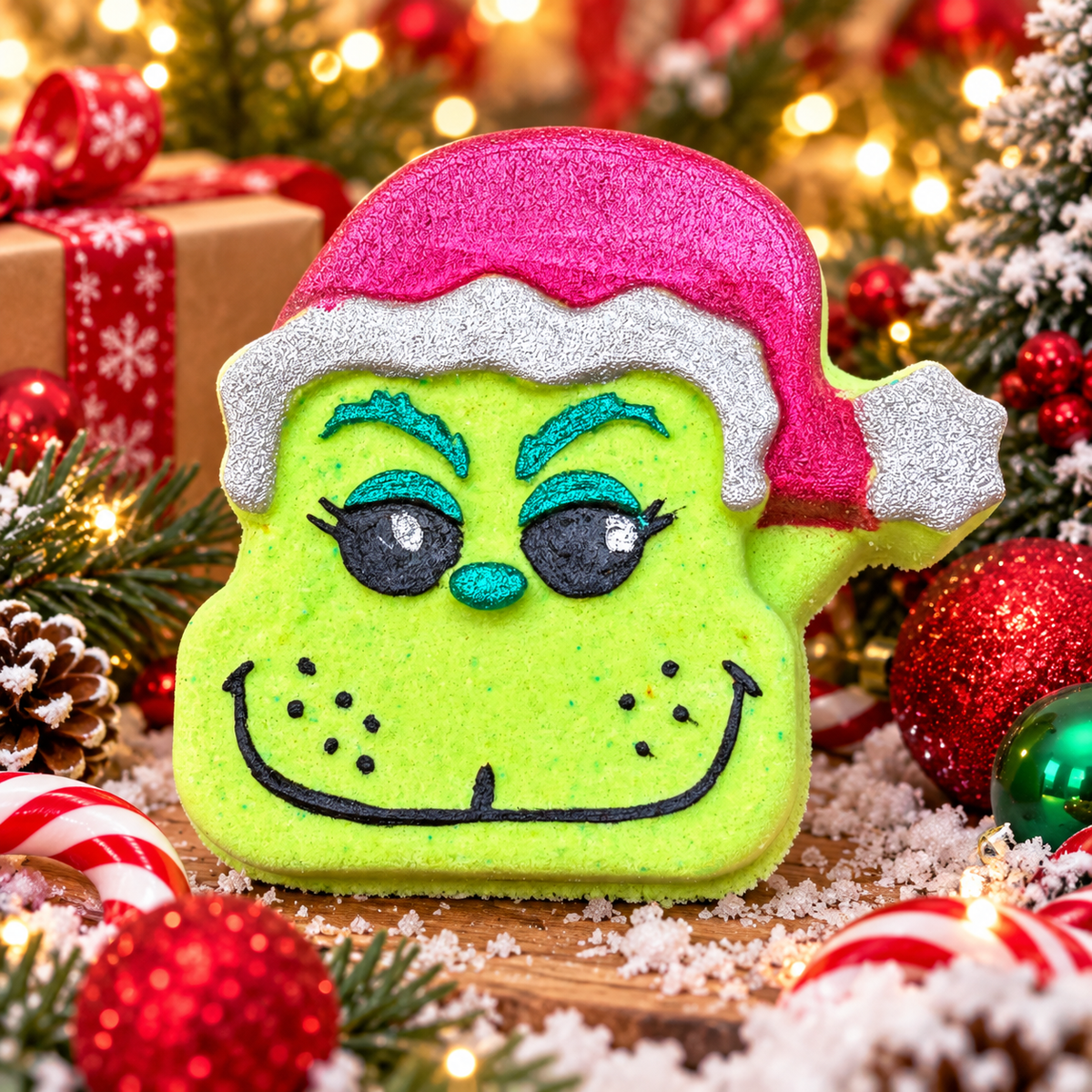 Grinch Bath Bomb