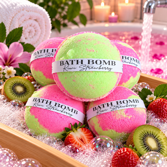 Kiwi Strawberry Bath Bomb