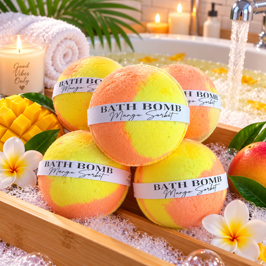 Mango Sorbet Bath Bomb