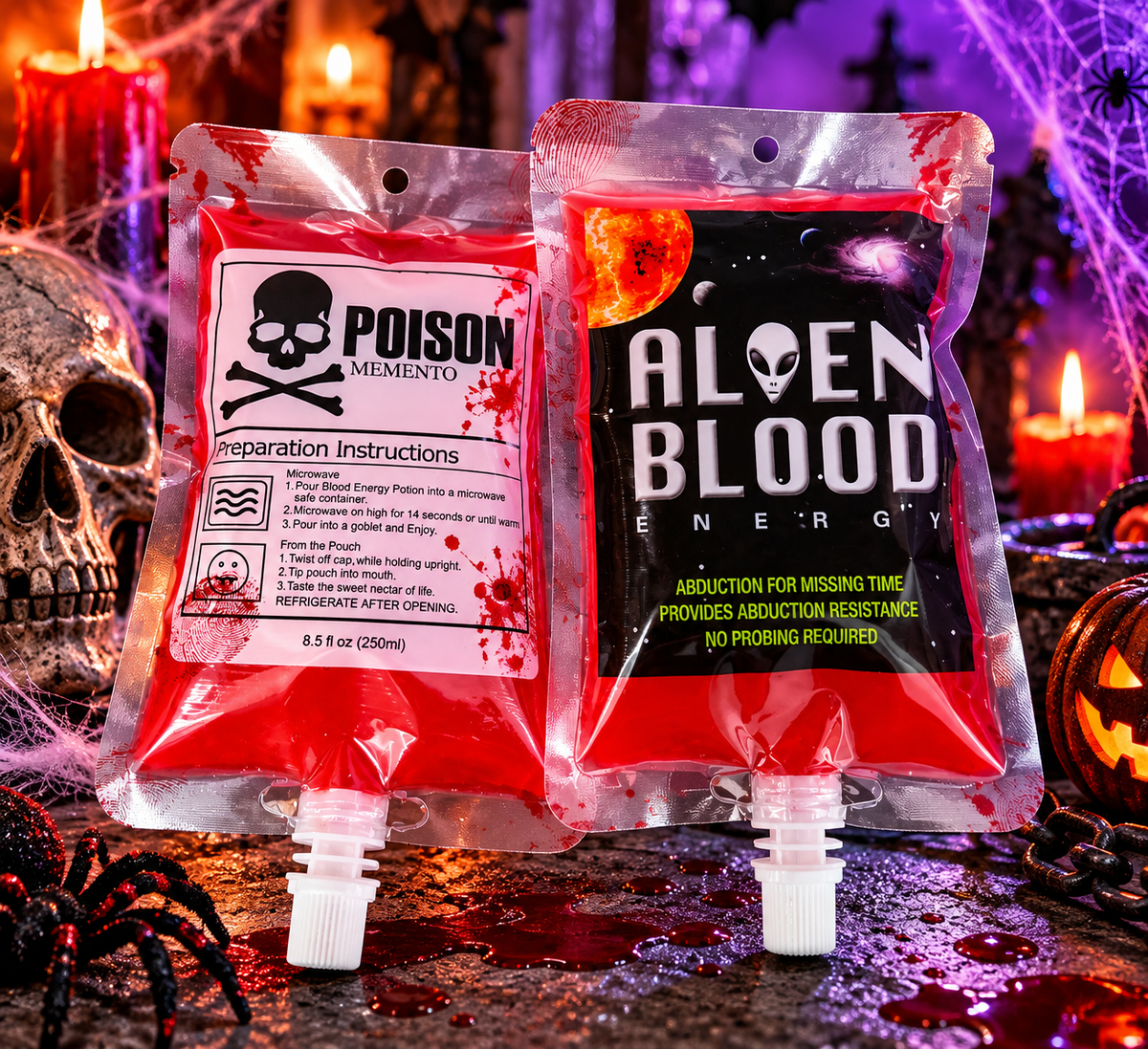 Bubble Bath Blood Bags